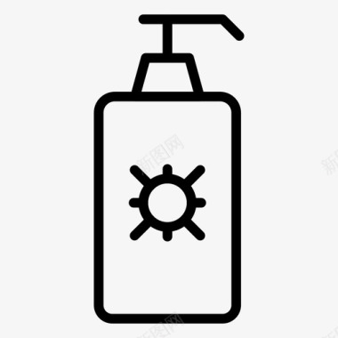 旅游线路肥皂化妆品洗手液图标图标