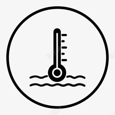 机油温度自动冷却液表自动温度指示器图标图标
