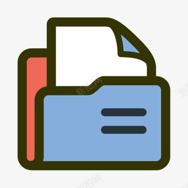 色块撒花色块－文件图标