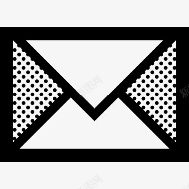 点缀信件电子邮件信封图标图标