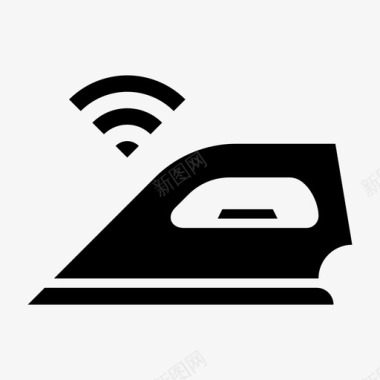 wifi互联网智能熨斗家用互联网图标图标