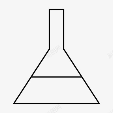 erlenmeyer烧瓶实验研究图标图标