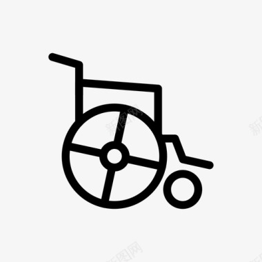 社会残疾社会支持轮椅图标图标