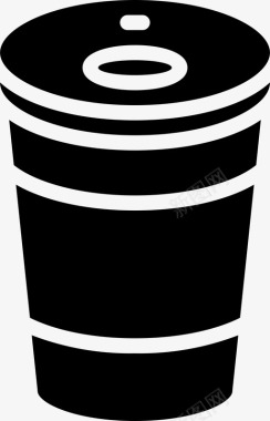 咖啡杯饮料固体饮料图标图标