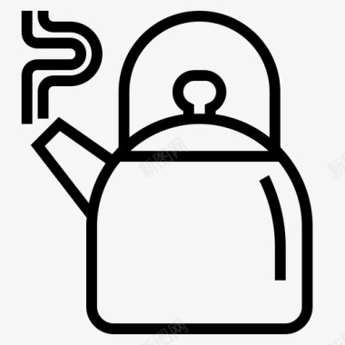 水壶煮沸器炊具图标图标
