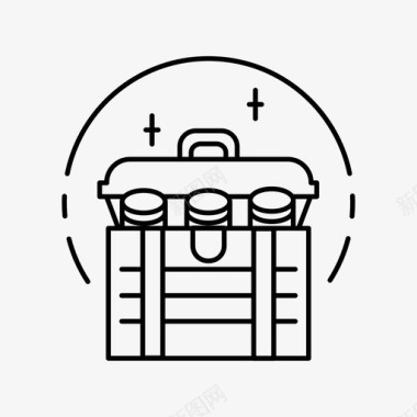 矢量盒子素材宝藏冒险盒子图标图标