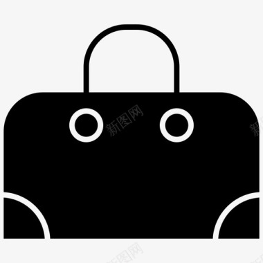 手提包时尚行李箱图标图标