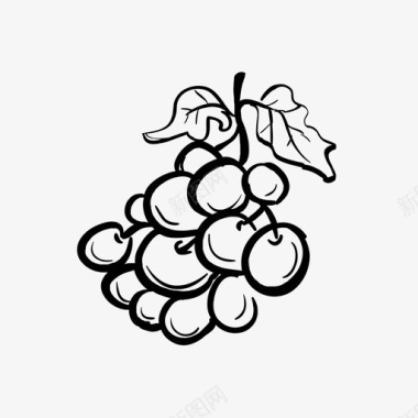 葡萄美味水果图标图标