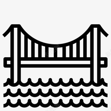 桥梁桥梁工程地标图标图标