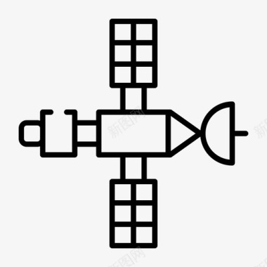 天文轨道卫星天文轨道图标图标