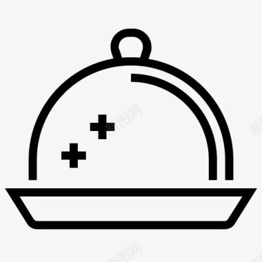 托盘餐具食物图标图标
