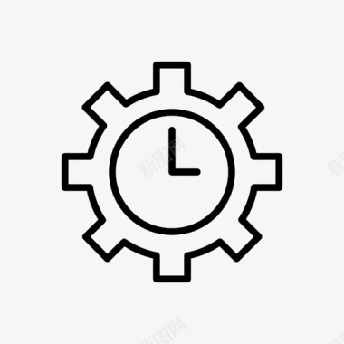 时间规划时间管理图标图标