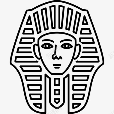 埃及人埃及人脸吉萨图标图标