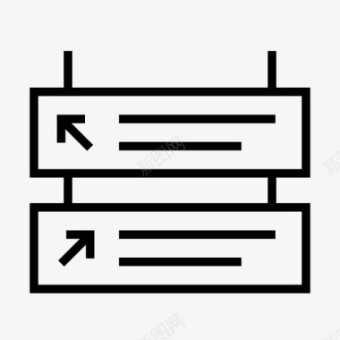 发光字招牌招牌机场导航图标图标