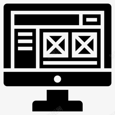 布局柱网页网页开发网页布局图标图标