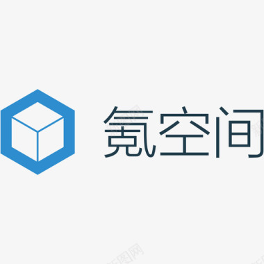 单色线描氪空间LOGO-01图标