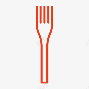 单色梅花fork图标