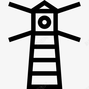 灯塔建筑航海图标图标