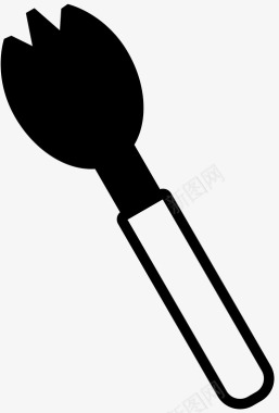 叉子叉子勺勺叉图标图标