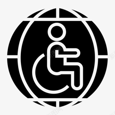 残疾人日海报国际残疾人日残疾人国际日图标图标
