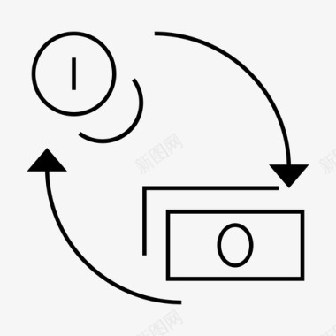 机场设计货币兑换价值机场标志灯图标图标