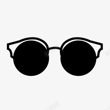 太阳镜眼镜女性时尚固体图标图标