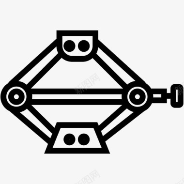维修安装汽车千斤顶汽车修理汽车维修图标图标