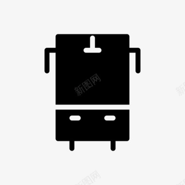 公共标识红旅行汽车公共汽车图标图标