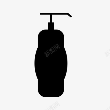 瓶子玻璃瓶喷雾瓶子容器图标图标