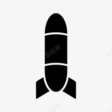 炸弹火箭炸弹导弹图标图标