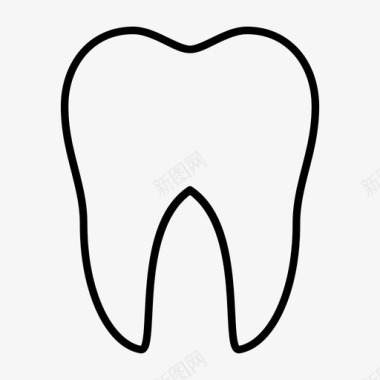 刷牙的牙齿牙齿清洁磨牙图标图标