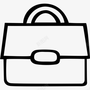 手绘碎花时装设计手袋饰品时装图标图标