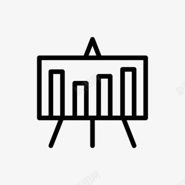 可视化统计图表统计图表演示图标图标