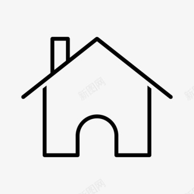 买房租房房屋家庭住宅房屋建筑图标图标