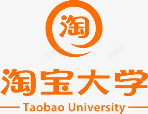 大学logo淘宝大学Logo图标