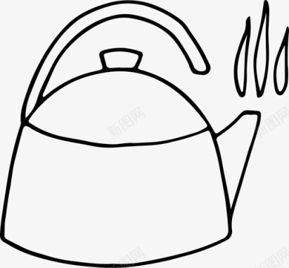 烹饪方式水壶烹饪餐具图标图标