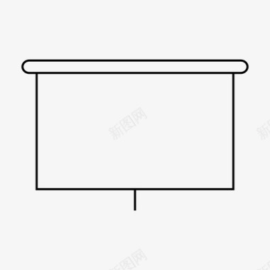 会议字体幻灯机会议办公室图标图标