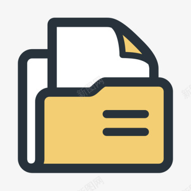 色块撒花色块－文件图标