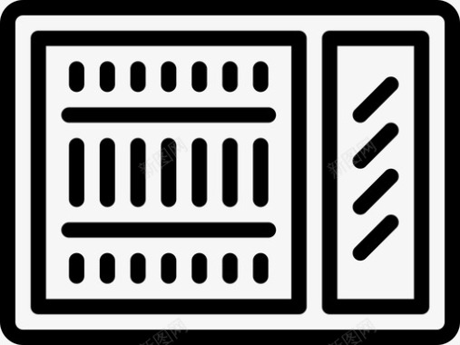 空调机组电器家具图标图标