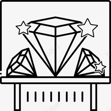 钻石展览闪耀图标图标