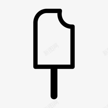 冰棍奶油冰淇淋图标图标