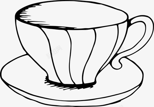 茶杯盘子玻璃图标图标