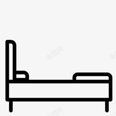 床床家具图标图标