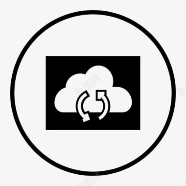 云数据传输云存储数据传输图标图标