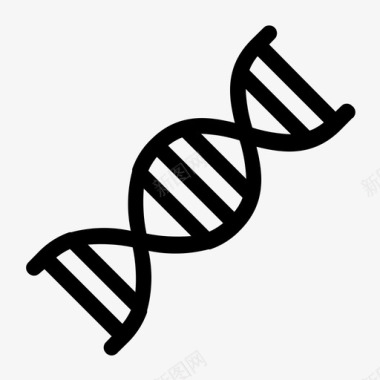 dna基因螺旋图标图标