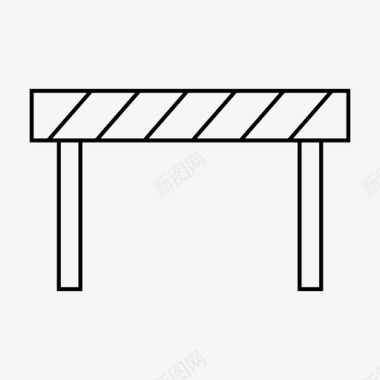 界限封锁冻结阻挠图标图标