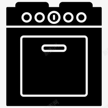 烤箱电器厨具图标图标