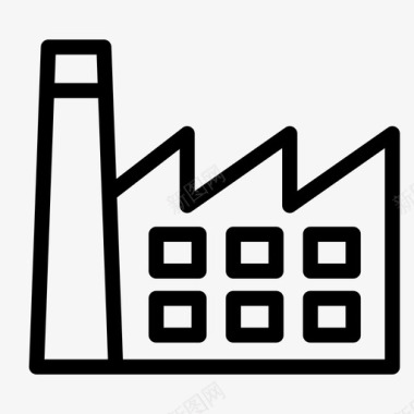 公司标识工厂建筑公司图标图标