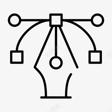 儿童网页2钢笔工具平面图采购商图标图标