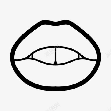 嘴巴嘴巴嘴唇感觉图标图标